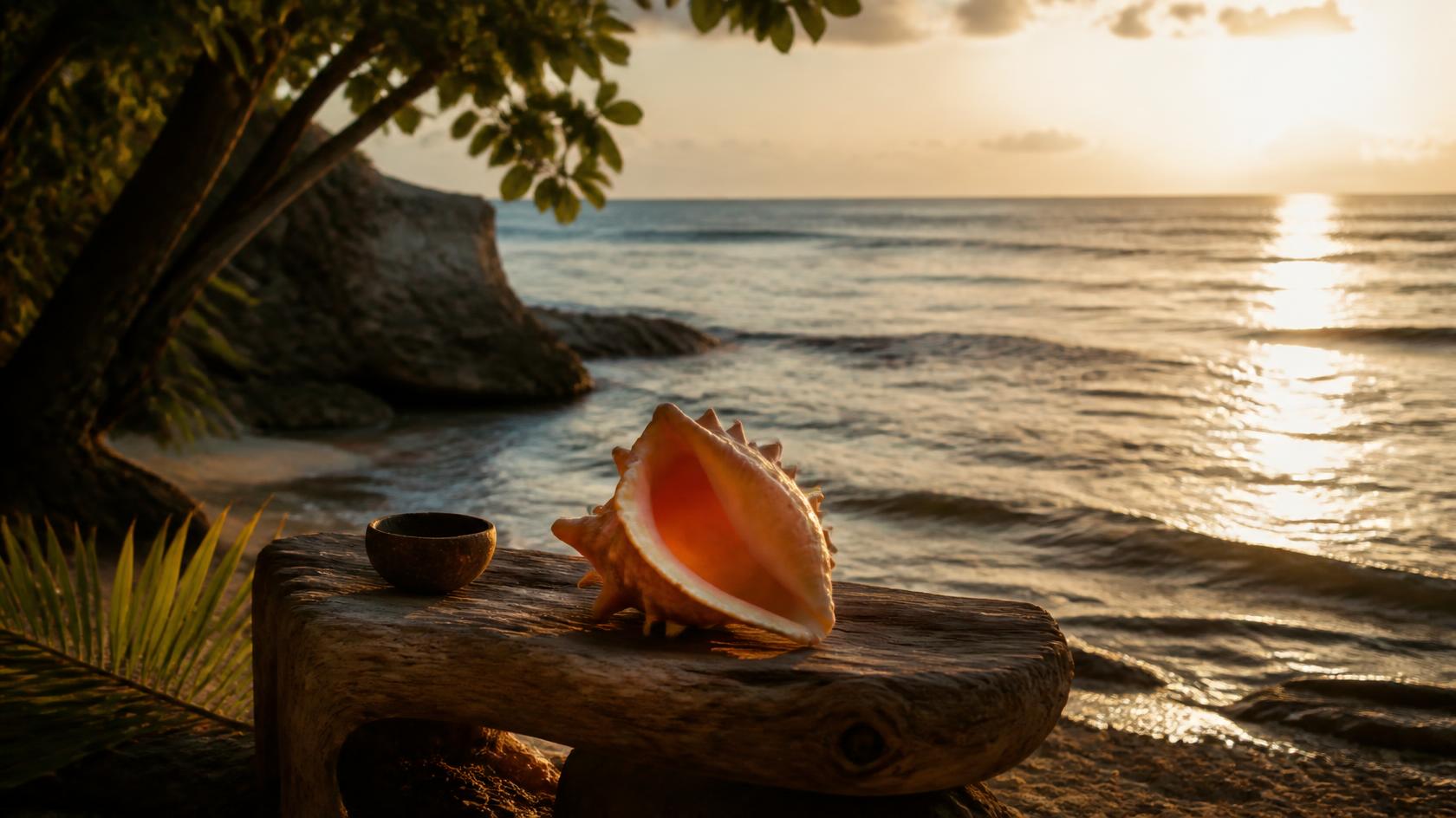 Caribbean shoreline
